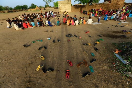 Potret antusias anak-anak Sudan perdalam ilmu agama selama Ramadan