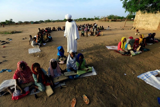 Potret antusias anak-anak Sudan perdalam ilmu agama selama Ramadan