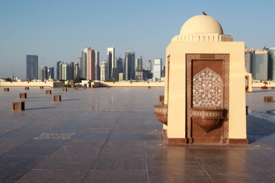 Mengagumi kemegahan masjid terbesar di Qatar