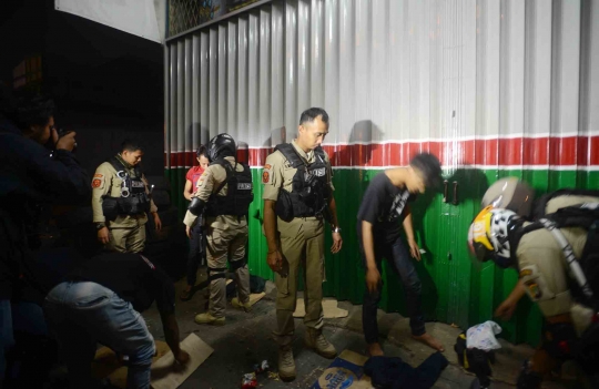 Aksi Tim Rajawali razia geng motor