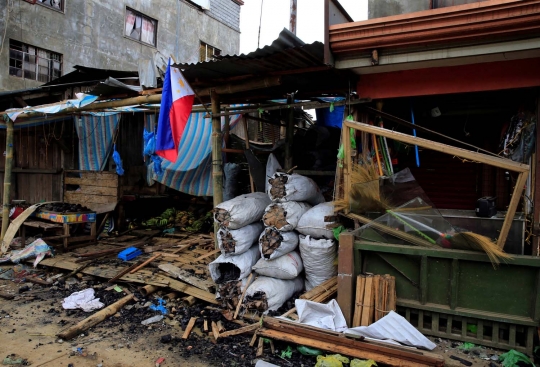 Porak-poranda Marawi akibat perang