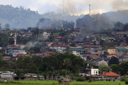 Porak-poranda Marawi akibat perang