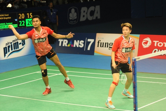 Aksi Tontowi/Liliyana bekuk unggulan China di final Indonesia Open