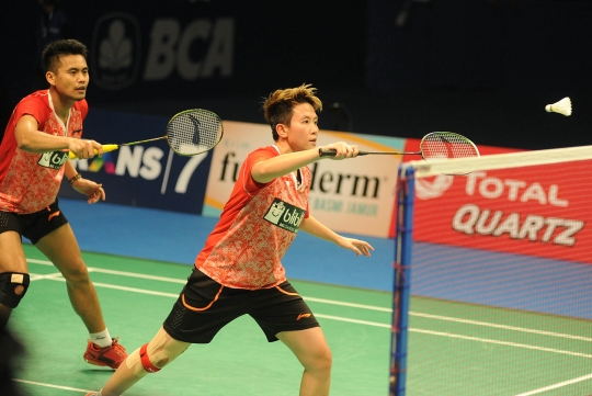 Aksi Tontowi/Liliyana bekuk unggulan China di final Indonesia Open