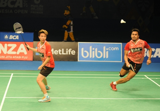 Aksi Tontowi/Liliyana bekuk unggulan China di final Indonesia Open