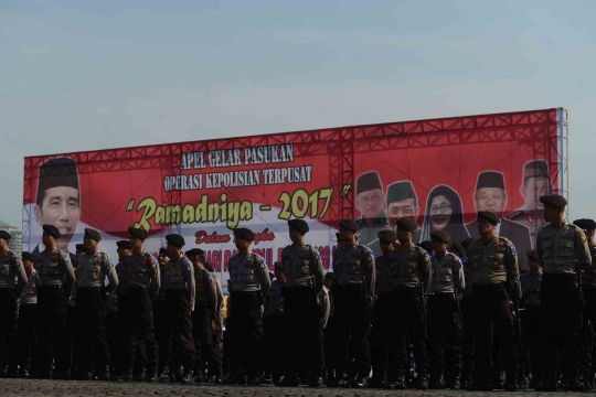 1.896 Personel TNI-Polri ikuti apel Operasi Ramadniya 2017