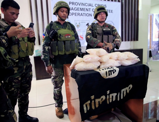 Militer Filipina temukan 11 kg sabu di markas Maute