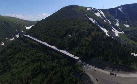 Melihat terowongan anti-longsor buatan Rusia
