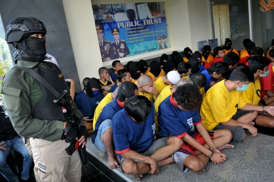 Polda Metro Jaya ringkus ratusan remaja peserta sahur on the road