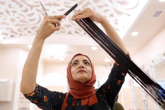 Intip tradisi muslimah di New York percantik diri untuk Idul Fitri