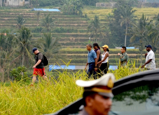 Intip Obama dan keluarga liburan di Bali