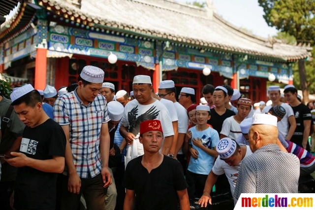 Foto : Muslim di China rayakan Hari Raya Idul Fitri 