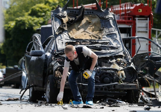 Ledakan bom mobil tewaskan pejabat militer Ukraina