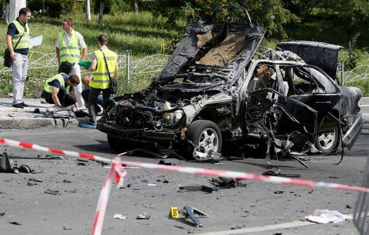 Ledakan bom mobil tewaskan pejabat militer Ukraina