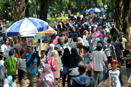 Ragunan masih jadi primadona warga saat libur Lebaran