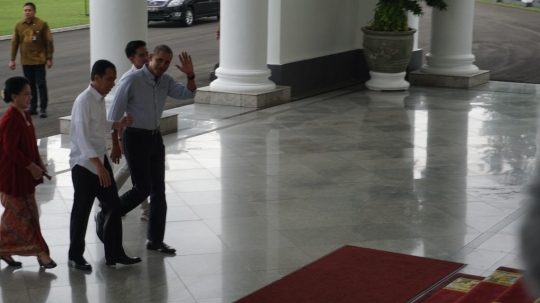 Obama tiba di Istana Bogor