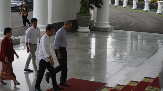 Obama tiba di Istana Bogor