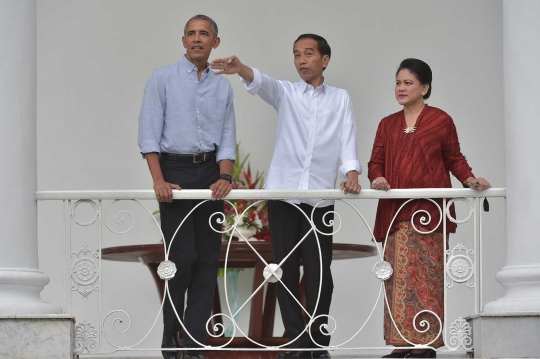 Akrabnya Jokowi sopiri Obama keliling Istana dan Kebun Raya Bogor