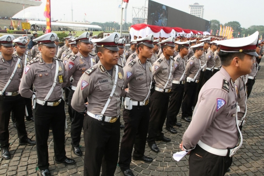 Geladi bersih perayaan HUT ke-71 Polri