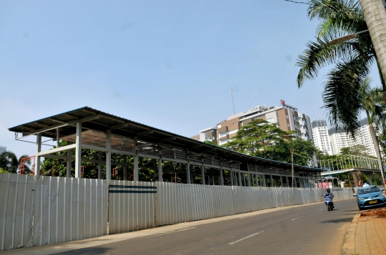 Imbas proyek underpass Kartini, halte bus Transjakarta dipindahkan