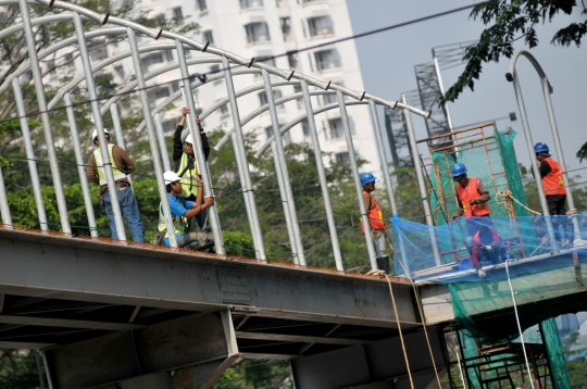 Imbas proyek underpass Kartini, halte bus Transjakarta dipindahkan