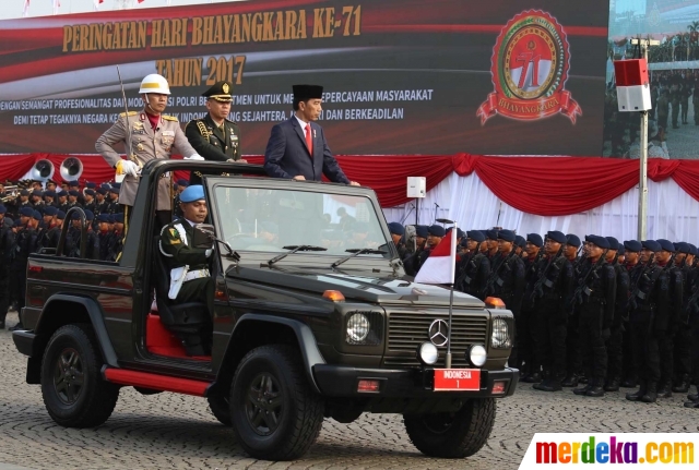 Foto : Presiden Jokowi pimpin upacara HUT ke-71 