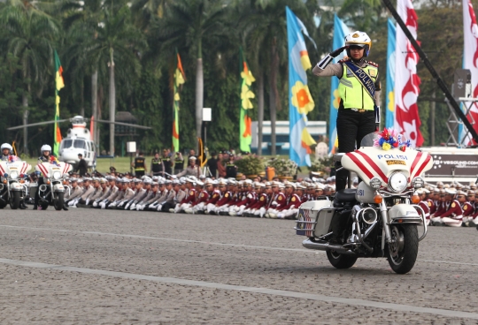 Berbagai atraksi semarakkan HUT ke-71 Bhayangkara di Monas