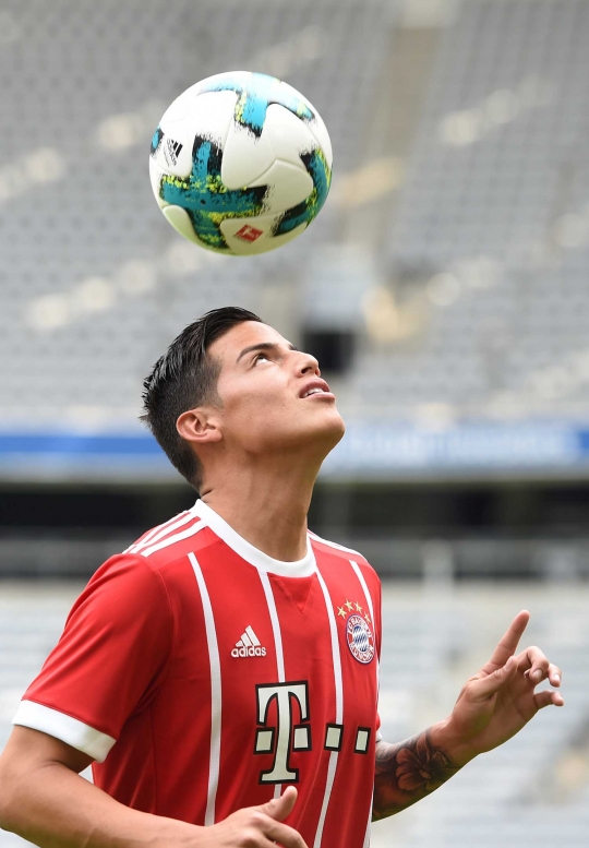 Resmi berseragam Bayern Munich, James Rodriguez langsung beraksi