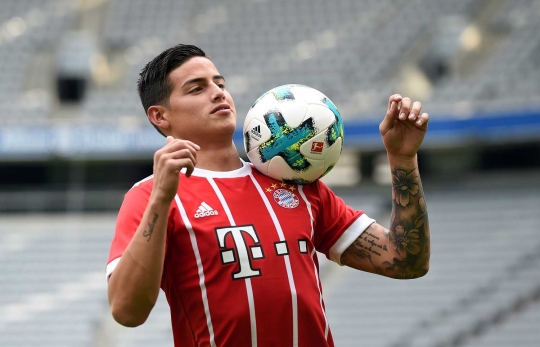 Resmi berseragam Bayern Munich, James Rodriguez langsung beraksi