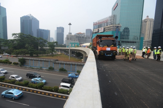 Uji kekuatan konstruksi Simpang Susun Semanggi