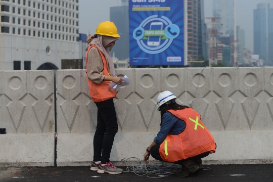 Uji kekuatan konstruksi Simpang Susun Semanggi