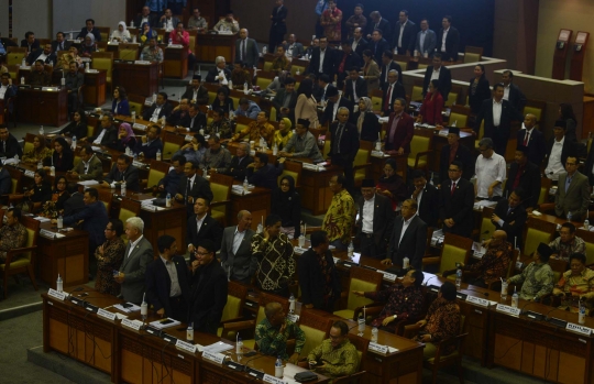 Kegaduhan warnai sidang paripurna RUU Pemilu