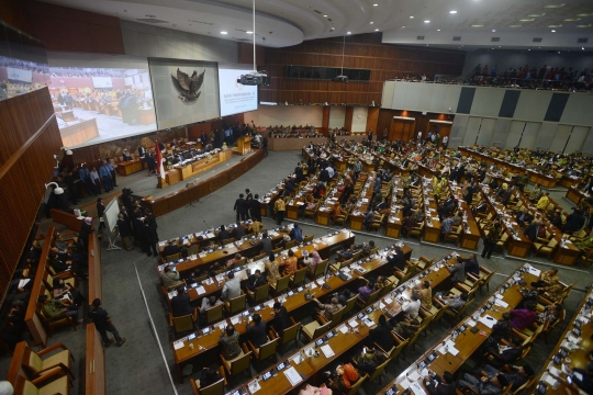 Kegaduhan warnai sidang paripurna RUU Pemilu