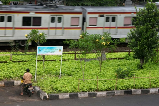 Wajah baru kawasan kumuh di bantaran rel Kalibata