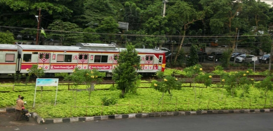 Wajah baru kawasan kumuh di bantaran rel Kalibata