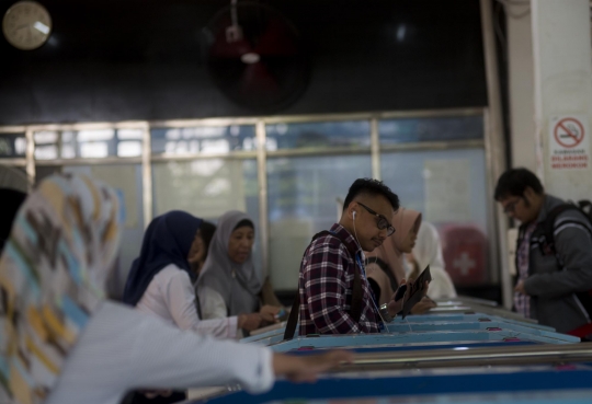 Penampakan underpass baru di Stasiun Tebet