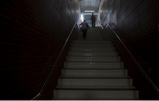 Penampakan underpass baru di Stasiun Tebet