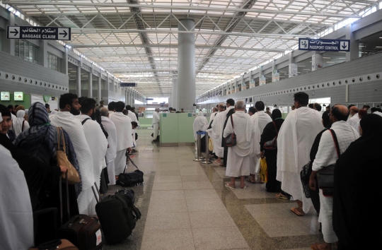 Jemaah haji Pakistan jadi rombongan pertama yang tiba di Jeddah