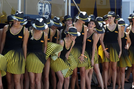 Gadis-gadis cantik nan seksi F1 di GP Hungaria