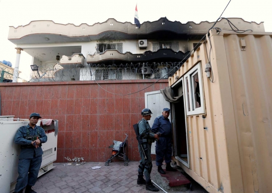 Kedubes Irak di Afghanistan gosong usai serangan bom bunuh diri