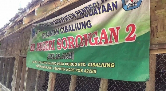 Ironis, SD negeri di Banten ini mirip kandang ternak