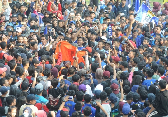 The Jakmania dan Bobotoh deklarasikan perdamaian di Bogor