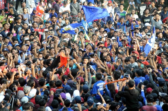 The Jakmania dan Bobotoh deklarasikan perdamaian di Bogor