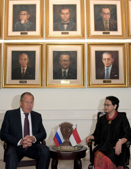 Bahas berbagai isu panas dunia, Menlu Rusia temui Menteri Retno
