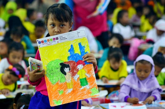 1.500 Anak ikuti lomba mewarnai Ceria Warna Nusantara