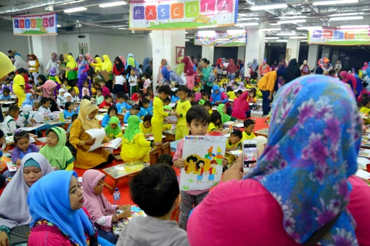 1.500 Anak ikuti lomba mewarnai Ceria Warna Nusantara