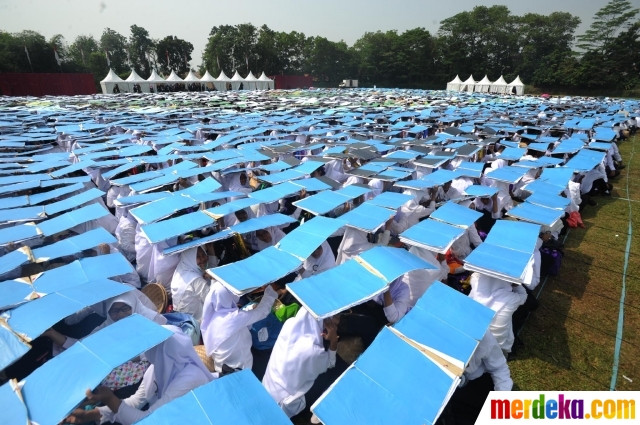 Foto : 6.000 Mahasiswa baru IPB semarakkan HUT Kemerdekaan 