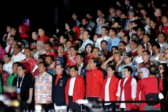 Aksi Jokowi memanah ala Robin Hood saat resmikan hitung mundur Asian Games 2018