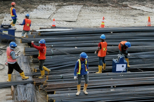 Perkembangan proyek modernisasi Pasar Benhil