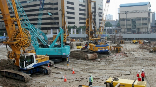 Perkembangan proyek modernisasi Pasar Benhil